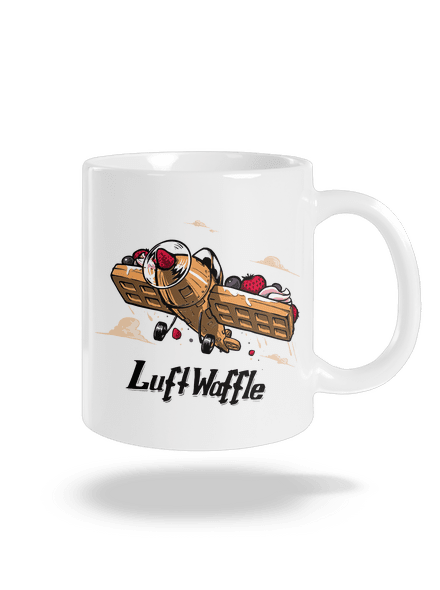Luftwaffle hagyományos bögre White