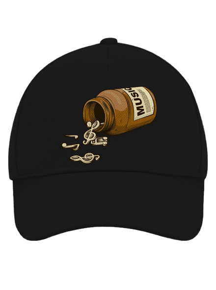 Music Pills baseballsapka Black