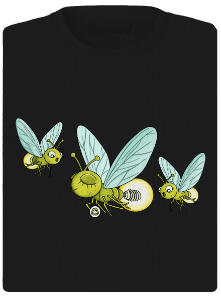 Szentjánosbogár női sportpóló Black