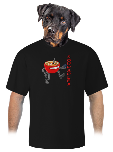 Soupaplex unisex túlméretezett póló Black