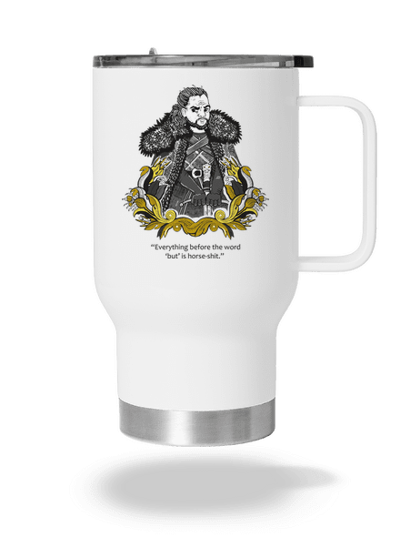Jon Snow termosz bögre White
