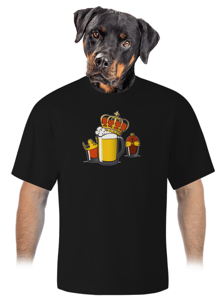 Három Királyok unisex túlméretezett póló Black