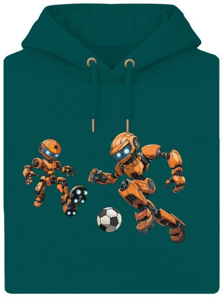 AI futball unisex prémium pulóver Emerald Green