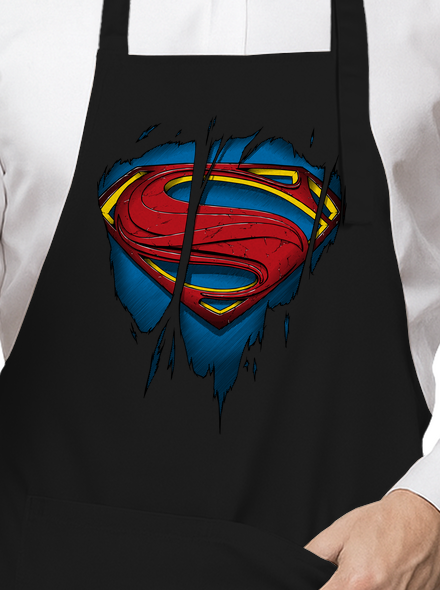Superman Inside kötény Black