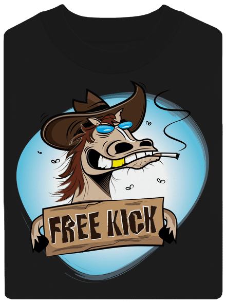 Free kick unisex crewneck Black