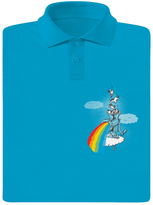 Hogyan készül a szivárvány férfi pólóingek Blue Atol