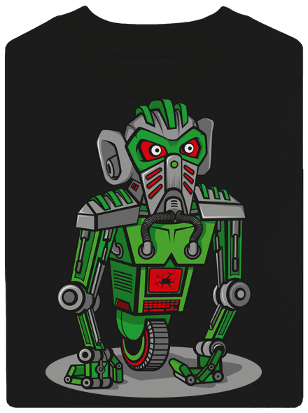 Robo gorilla unisex crewneck Black