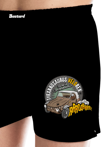Tyrannosaurus Velorex férfi alsó nadrág Black