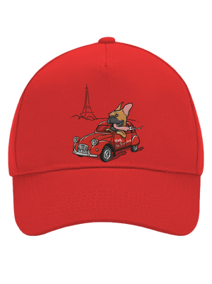 Francia buldog baseballsapka Classic Red