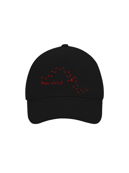 Beer effect baseballsapka Black