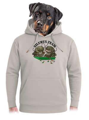 Silurus team unisex prémium pulóver Pastel Macchiato