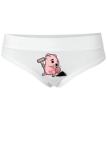 Bátor hód - fehér bugyi 