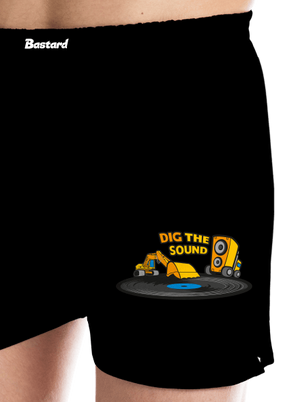 Dig the sound férfi alsó nadrág Black