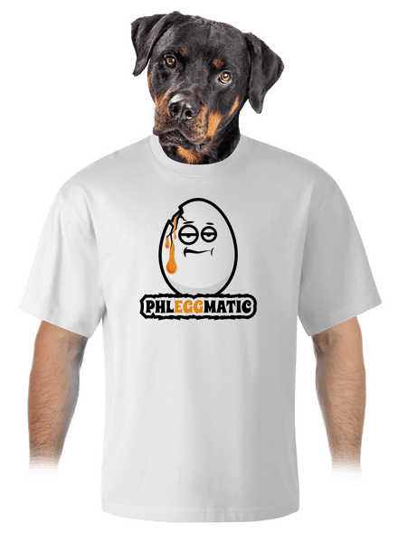 Phleggmatic unisex túlméretezett póló White
