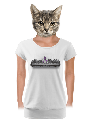 női póló elasztikus alsó szegéllyel