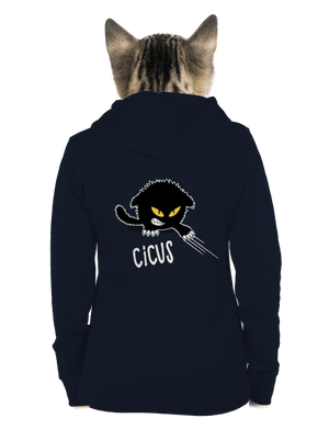 Cicus cipzáras női pulóver Navy Mal