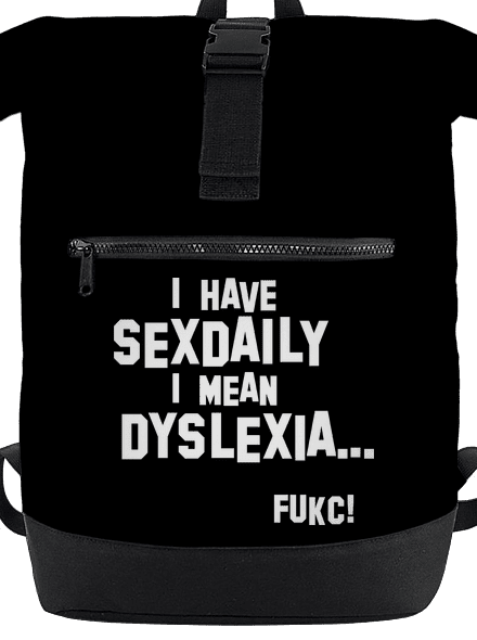 Dyslexia hátizsák Black