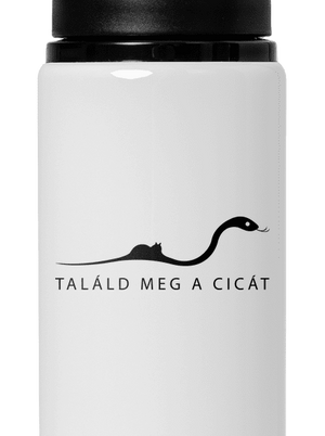 Találd meg a cicát kulacs White