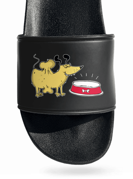Csont papucs Black