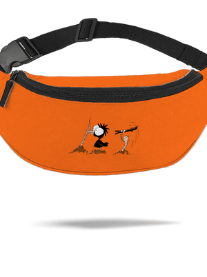 Vigyázz melyik végét fogod övtáska Orange