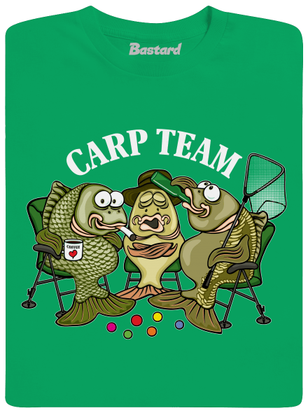 Carp Team gyerek póló Kelly Green