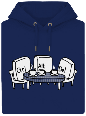 Elválaszthatatlan haverok unisex prémium pulóver Navy