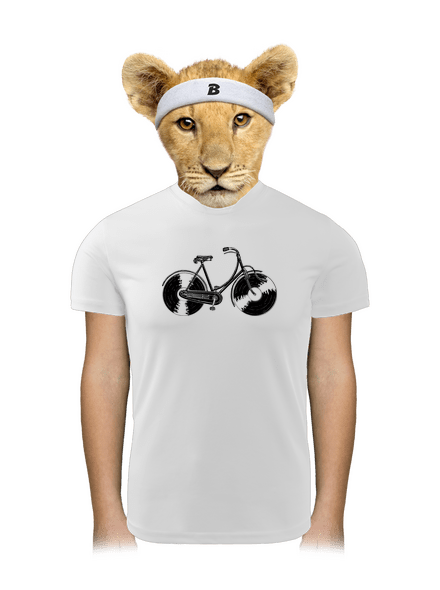 Forgótányér kerék gyerek sport póló White