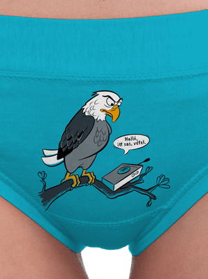 Halló, itt sas, vétel női bugyik Turquoise