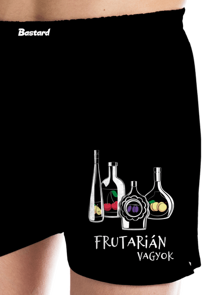 Frutarián férfi alsó nadrág Black