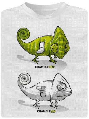 ChameleON ChameleOFF gyerek sport póló White