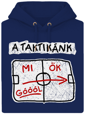 A taktikánk unisex prémium pulóver Navy