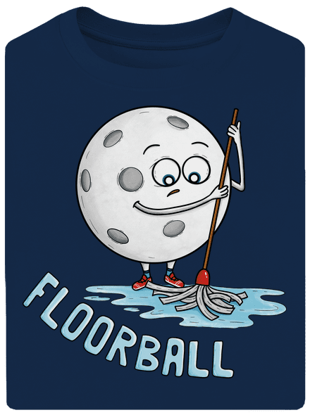 Floorball unisex túlméretezett póló Midnight Blue