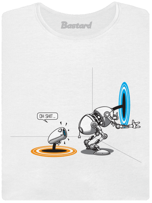 Portal surprise prémium női póló White