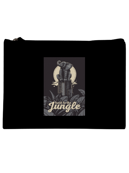 Back to the jungle kis táska Black