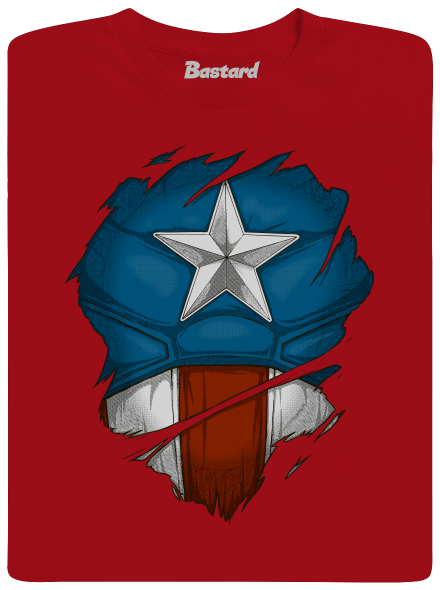 Captain inside férfi hosszú ujjú póló Red