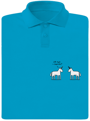 Pornókürt férfi pólóingek Blue Atol