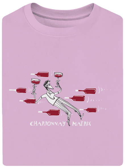 Chardonnay matrix unisex túlméretezett póló Orchid