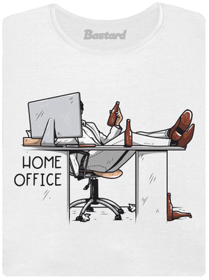 Home office prémium női póló White