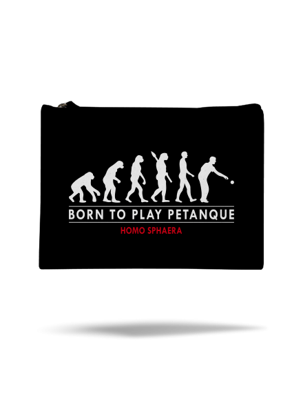 Born to play petanque kis táska Black
