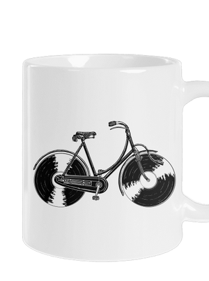 Forgótányér kerék hagyományos bögre White