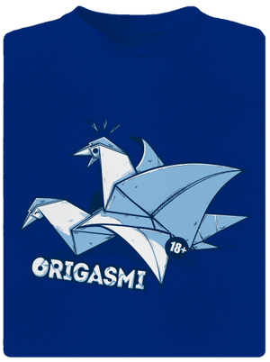 Origasmi férfi sportpóló Royal Blue Mal