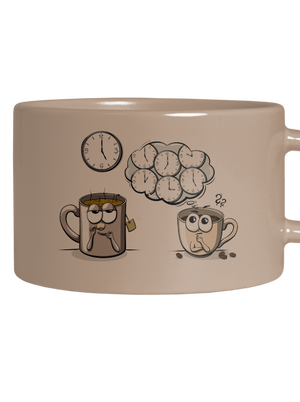 Tea ötkor macaron bögre Brown Macaron