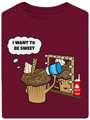 Sweet muffin unisex túlméretezett póló Garner