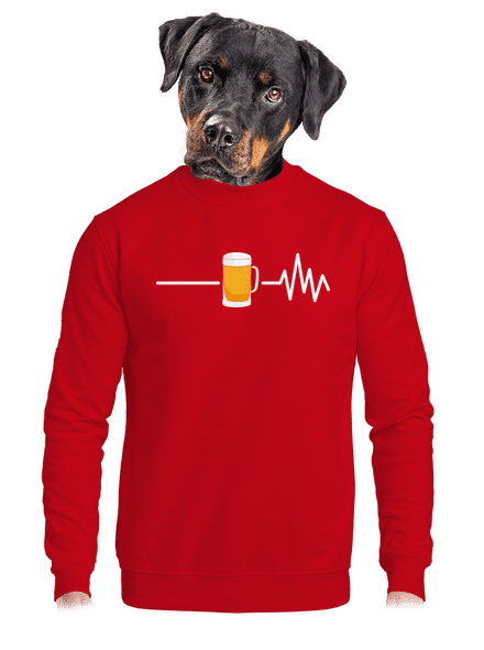 Beer help unisex crewneck Red