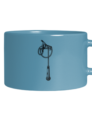 A zuhanny alatt macaron bögre Blue Macaron