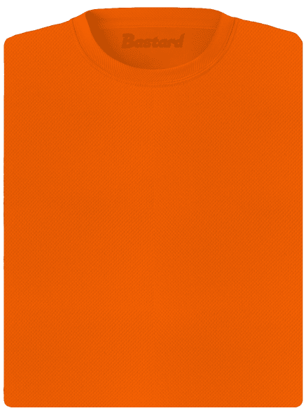 Nyomtatás nélkül női sportpóló Neon Orange