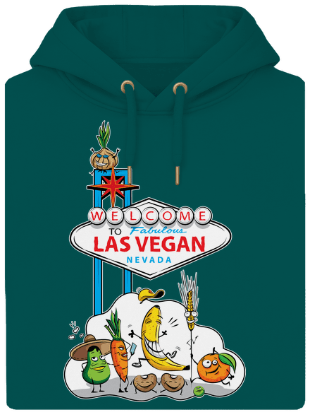 Las Vegan unisex prémium pulóver Emerald Green