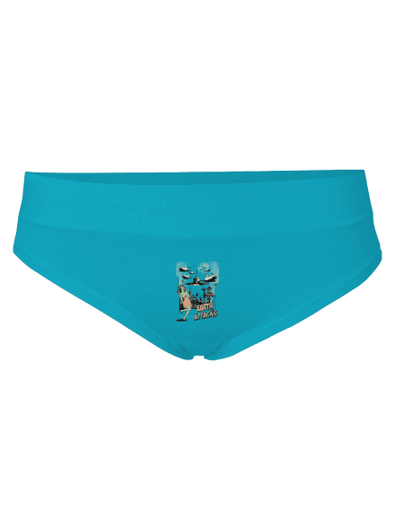 A Föld támad női bugyik Turquoise