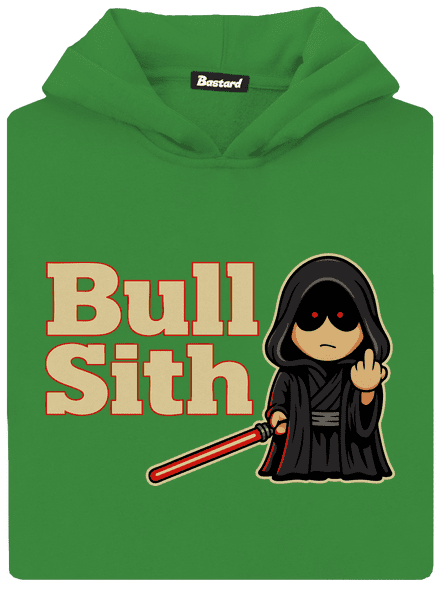 Bull sith gyerek kenguruzsebes pulóver Kelly Green AWD