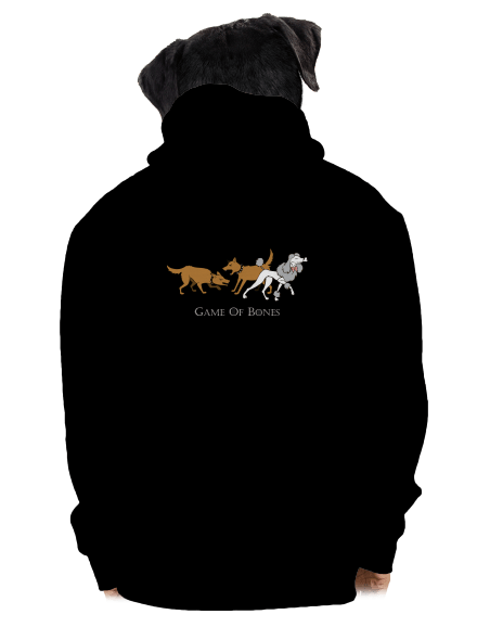 Game of Bones cipzáras férfi pulóver Black